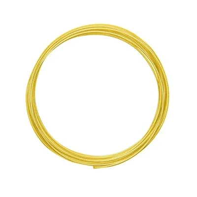 Afbeelding van Vaessen Creative Aluminium draad reliëf rond 2mm 5m zonnig geel,