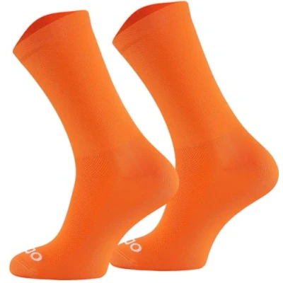 Afbeelding van TODO fietssokken heren en dames. Ademende racefiets sokken. heren, met motief ook hardloopsokken., oranje, 43 46 EU