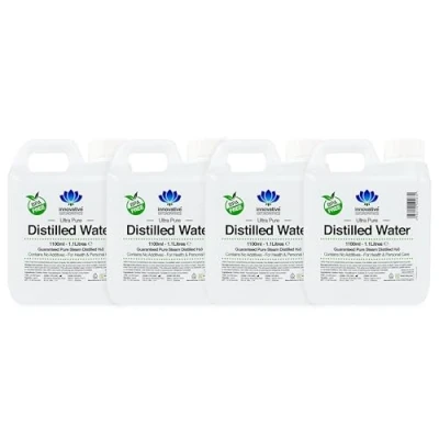 Afbeelding van Gedistilleerd Water 100% Zuivere Stoom H2O 1100ml (4)
