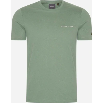 Afbeelding van Lyle &amp; Scott Embroidered t shirt duck green cove