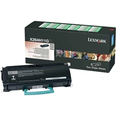 Afbeelding van Lexmark X264H11G Toner Zwart Hoge capaciteit