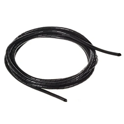Afbeelding van Dekmasker voor Maclean MCTV 684 B (5 * 6 mm) 3 m kabel zwart spiraal