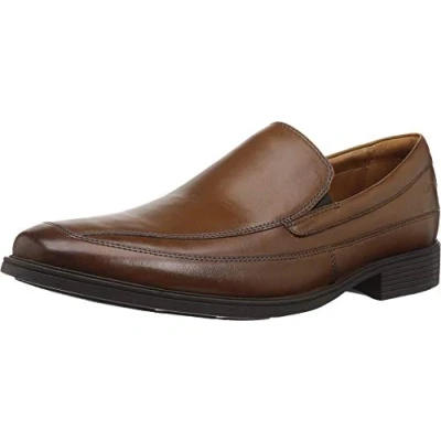 Afbeelding van Clarks heren tiilden free slippers, donkerbruin, 45.5 EU Breed