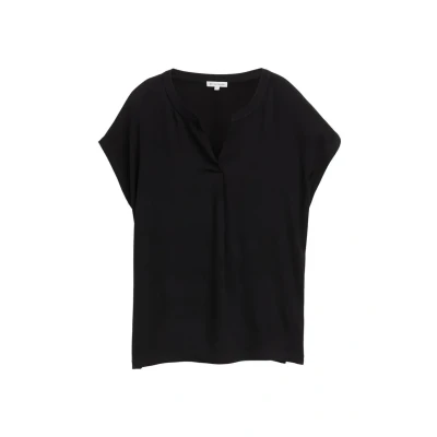 Afbeelding van TOM Tailor Tshirt basic, Dames, Maat: Small, Deep black
