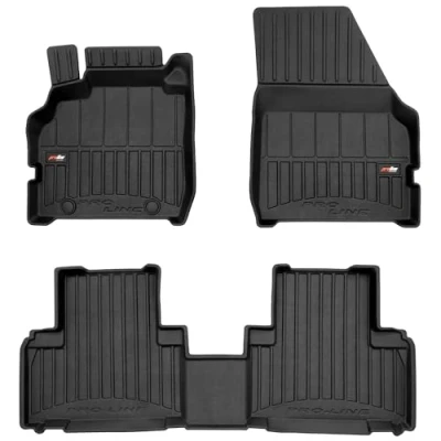 Afbeelding van M MOTOS Auto Vloermatten van rubber voor Renault Scenic II 2003 2009 Verbeter uw reiscomfort met Anti Slip Mat Car 3D alle weersomstandigheden, bescherming tegen vuil