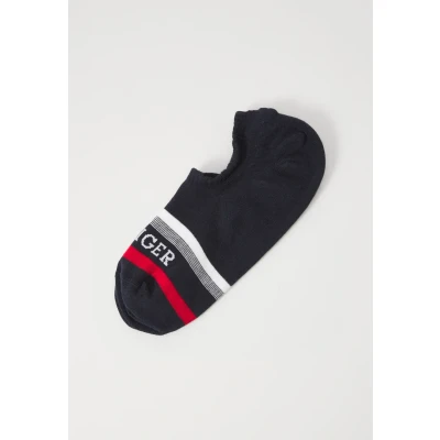 Afbeelding van Tommy Hilfiger MEN Footie TAB 2 PACK Enkelsokken, Heren, Maat: 39 42, Navy