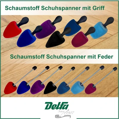 Afbeelding van Schoenspanners voor Spitse Schoenen Set van 3 Paar Rood Schuimrubber Maat 37 41