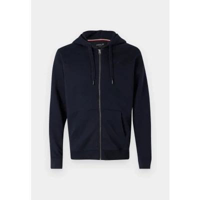 Afbeelding van Replay Sweater met rits, Heren, Maat: Medium, Night blue