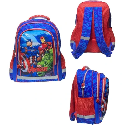 Afbeelding van Marvel The Avengers Rugzak 42 cm hoogte 3 vakken A4 map formaat Kwalitatief Hoogwaardig model