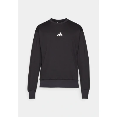 Afbeelding van adidas Heren ESSENTIALS FEELCOZY FLEECE SWEATSHIRT XXL Zwart/Wit