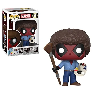 Afbeelding van Funko Pop! Marvel Deadpool As Bob Ross #319 Verzamelfiguur