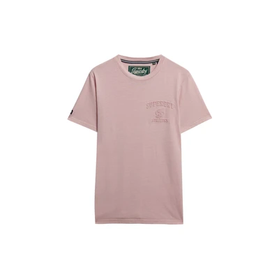Afbeelding van Superdry Athletic Embossed Tshirt basic, Heren, Maat: XL, Dusky pink