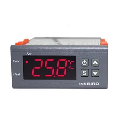 Afbeelding van Inkbird ITC 1000 Digitale temperatuurregelaar, 2 relais, thermostaat, 220 V, verwarmingskoeling met NTC sensorsonde