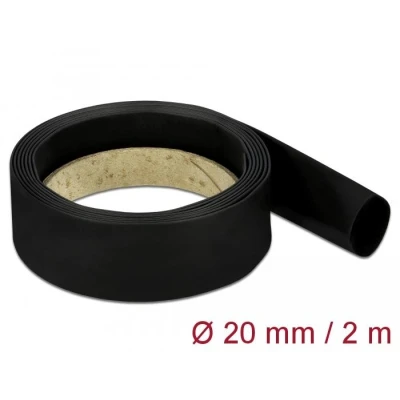 Afbeelding van Delock krimpkous 2 m x 20 mm zwart