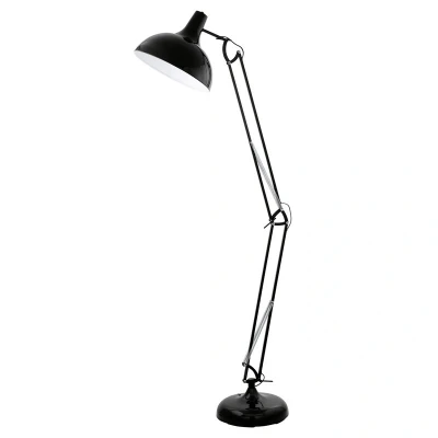 Afbeelding van EGLO Borgillio Vloerlamp E27 190 cm Zwart