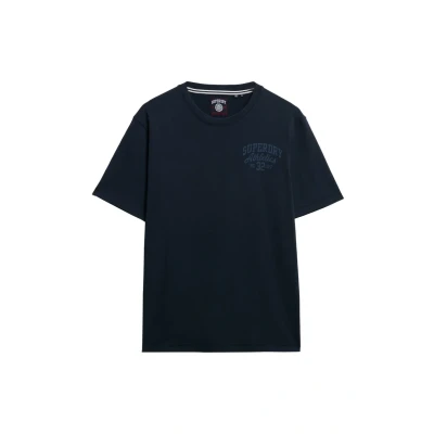 Afbeelding van Superdry Athletic Essential Graphic Tshirt print, Heren, Maat: Large, Eclipse navy