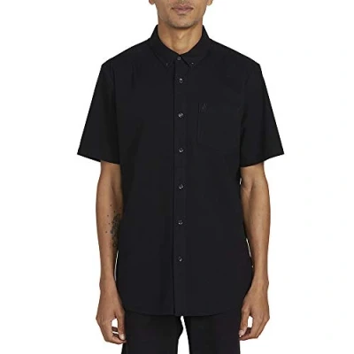 Afbeelding van Volcom Everett Oxford SS Overhemd, Heren, Maat: Small, New black