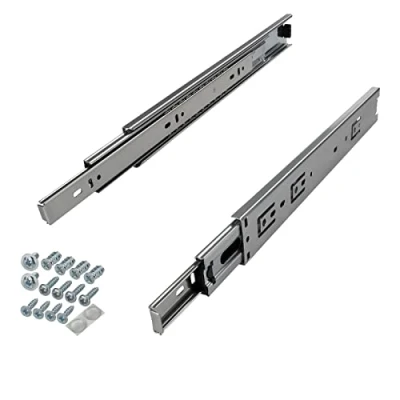 Afbeelding van SOTECH 3 paar volledig uitschuifbare Ladegeleiders KV 35 H45 L300 NF MS 300 mm standaarduitvoering, draagvermogen kg, ladegeleider incl. schroefset