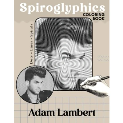 Afbeelding van Spirals Lines and Dots Coloring Book: Hidden Picture Books, Spiroglyphics Book with 30+ Pages for Relaxation &amp; Stress Relief, Birthday Gifts