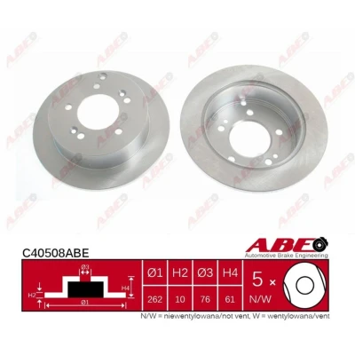 Afbeelding van ABE Remschijven C40508ABE