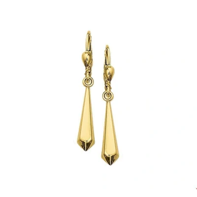 Afbeelding van Trendjuwelier huiscollectie Oorhangers Geelgoud Glanzend 22.5 mm x 5.5
