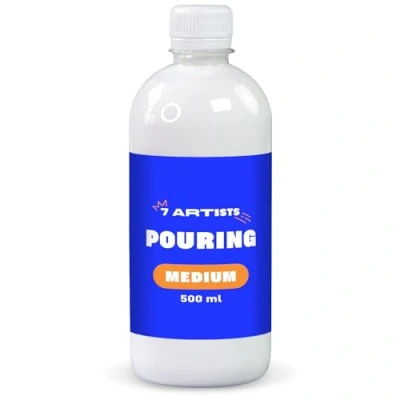 Afbeelding van Smoothing Medium Gieten 7 Artists 500 ml Acryl Floetrol Middelgrote Acrylverf Gietmedium Schilderen
