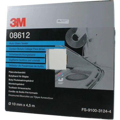 Afbeelding van 3M 08612 Butylbandkit 10mm x 4,5 meter Zwart