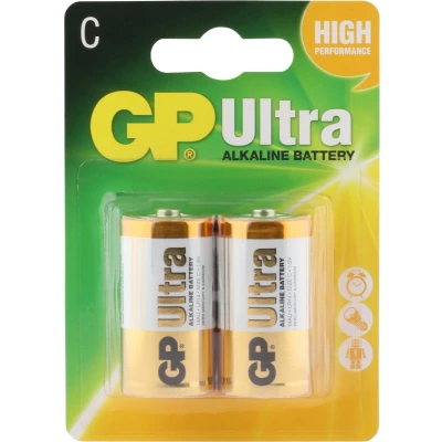 Afbeelding van GP C Ultra Alkaline Batterijen 2 stuks