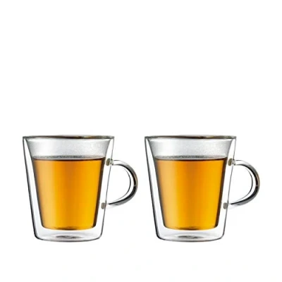 Afbeelding van Bodum CANTEEN 2 delige glazenset (dubbelwandig, geïsoleerd, vaatwasmachinebestendig, 0,2 liter) transparant