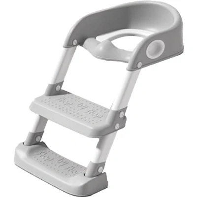 Afbeelding van Tryco Grey Toilettrainer met Trapje TR 902003