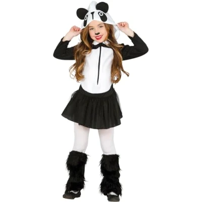 Afbeelding van Fiestas Guirca Kostuum Panda 10 12 jaar