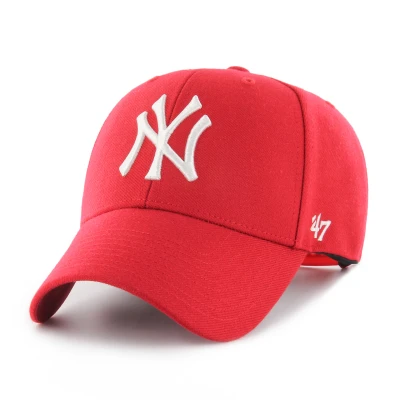 Afbeelding van 47 Brand New York Yankees MVP Cap B MVPSP17WBP RD, Unisex, Rood, Pet, maat: One size