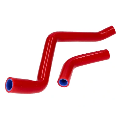 Afbeelding van Koelslangenset silicone rood voor Aprilia RX, SX, Derbi Senda, Gilera RCR, SMT D50B0 17