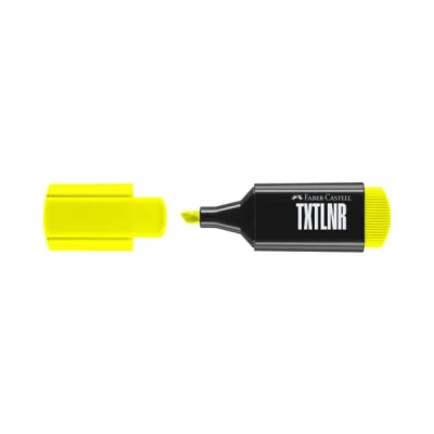 Afbeelding van Tekstmarker Faber Castell TXTLNR mini geel per 20
