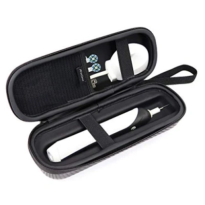 Afbeelding van ProCase Harde Reisetui, Reiskoffer voor Elektrische Tandenborstel, Houder Container Pro 1000 / 1500 2000 3000 3500 Philips Sonicare 2 3 Serie Zwart