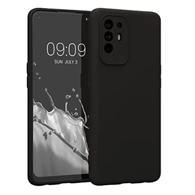 Afbeelding van kwmobile telefoonhoesje geschikt voor Oppo A94 (5G) Hoesje smartphone Precisie camera uitsnede TPU back cover in zwart