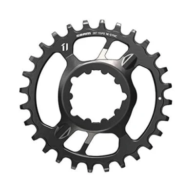 Afbeelding van Sram X Sync 2 Steel Direct Mount 6mm Offset Eagle kettingplaat, volwassen unisex, zwart, 32T