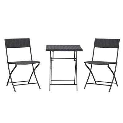 Afbeelding van Bistroset Polyrotan 3 TLG, Balkonset