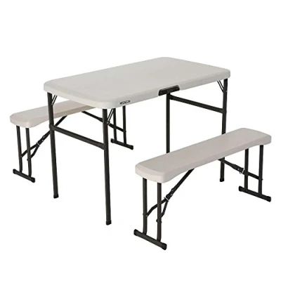 Afbeelding van Vouwtafel Lifetime Crème 106,5 x 73,5 61 cm Staal Plastic
