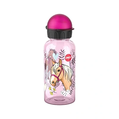 Afbeelding van Emsa 518126 Kids Tritan drinkfles Inhoud: 0,4 liter 100% veilig/praktisch/hygiënisch/dicht/veilig slimme drinksluiting robuust design: Horse