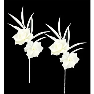 Afbeelding van I.GE.A. Kunstbloem Softschuim rose (2 stuks)