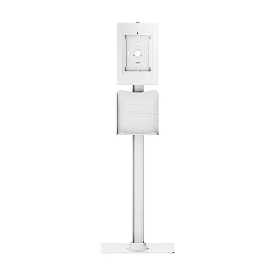 Afbeelding van PureMounts® Tabletstandaard met afsluitbare behuizing voor iPad 5/6/7/8/9/IPad Air 9,7 inch/10,5 inch/10,9 inch/IPad inch/11 inch en Samsung Tab A 10,1 (2019) / tabblad A7/S6 Lite