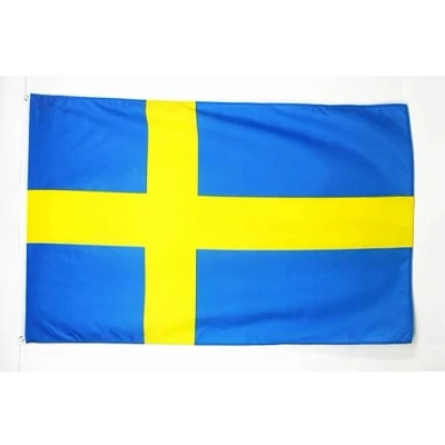 Afbeelding van AZ FLAG vlag van Zweden 150 x 90 cm polyester Zweedse met geïntegreerde messing ogen 80 g