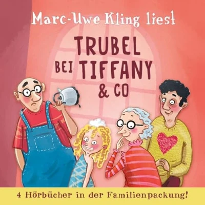 Afbeelding van Trubel bei Tiffany &amp; Co: der Tag, an dem die Oma das Internet kaputt gemacht hat; Opa den Wasserkocher auf Herd gestellt ... Wasser aus Wanne geschaukelt hat: 2 CDs