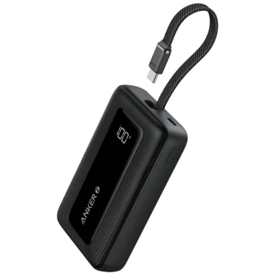Afbeelding van Anker Power Bank (20K, 30W, ingebouwde USB C kabel)