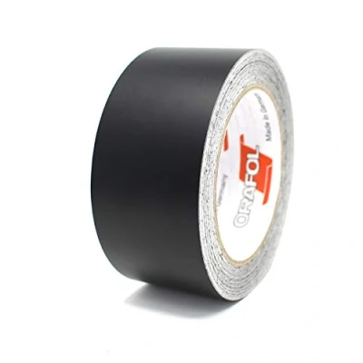 Afbeelding van 10 Meter Matt Decoratieve Strips Auto Motorfiets Boot Modelbouw DIY Deco Finest Folia Side Zelfklevende (40mm breedte, Zwart mat)