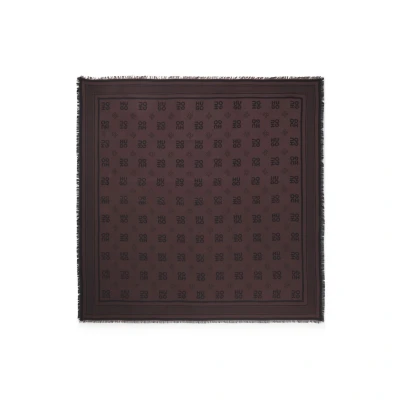 Afbeelding van HUGO Alyin Halsdoek, Dames, Maat: one Size, Dark brown