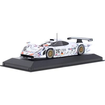 Afbeelding van Porsche 911 GT1 98 Minichamps Modelauto 1:43 1998 Yannick Dalmas / Allan McNisn Stéphane