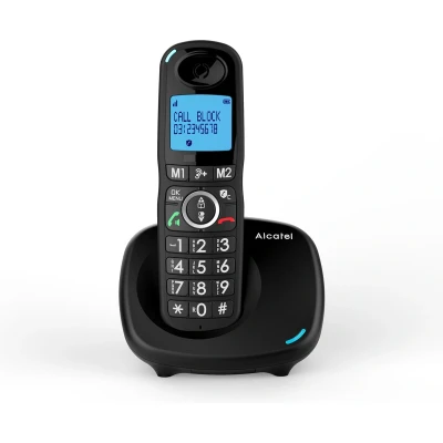 Afbeelding van Huistelefoon XL595B Senioren dect telefoon met grote toetsen en lcd display blokkering ongewenste bellers verlicht caller id