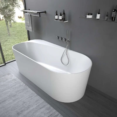Afbeelding van Ligbad Ideavit Viva Vrijstaand Arcryl 170x80x60 cm Mat Wit